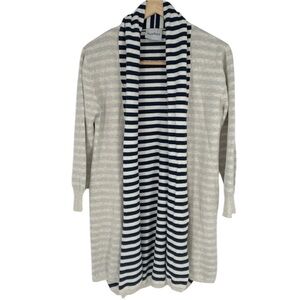 Sundays Striped Open‎ Cardigan